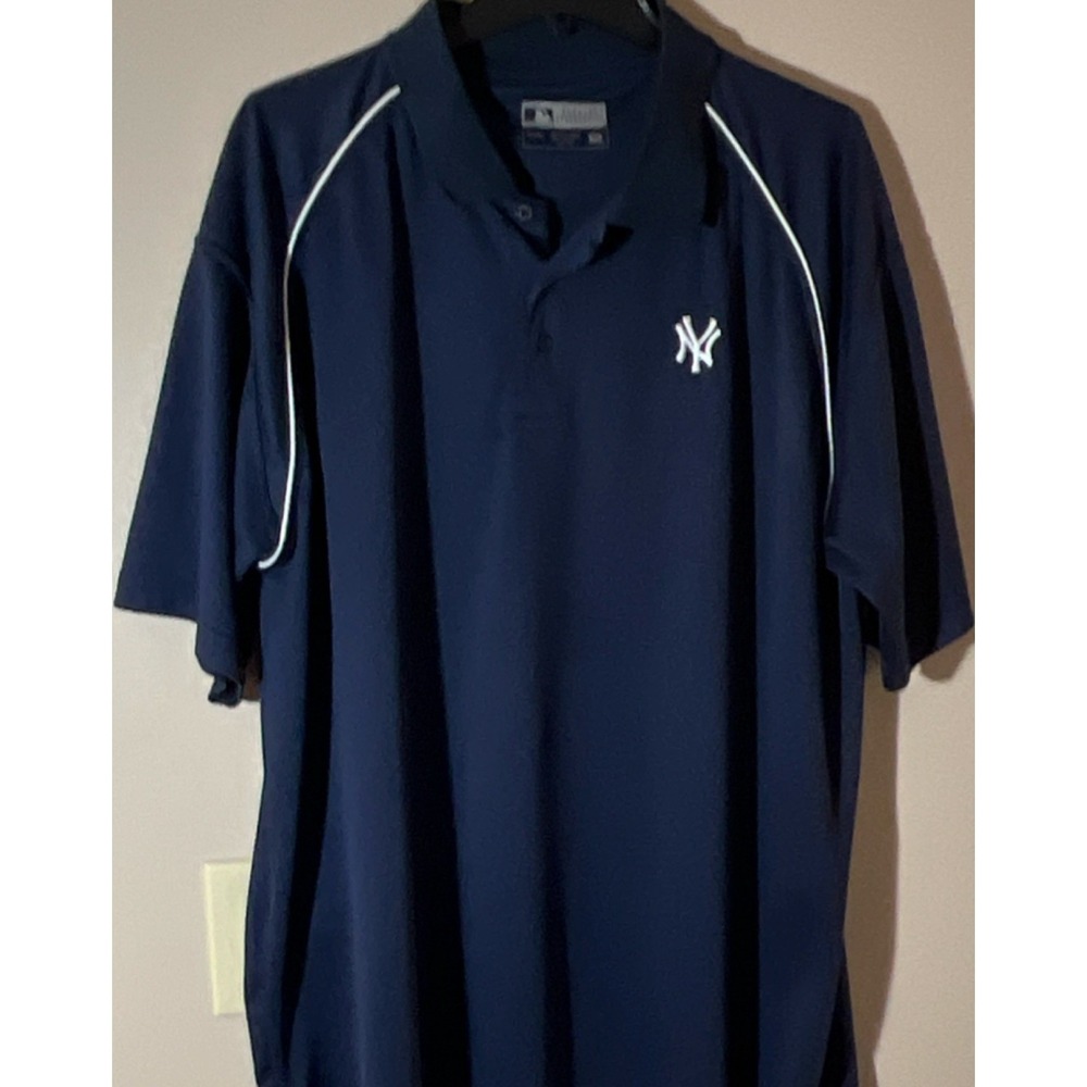 Genuine Merchandise MLB New York Yankees Polo Shirt Navy Blue XXL